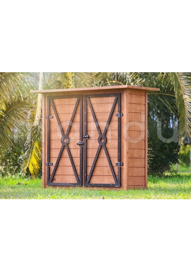 Mandumobilya “Mandu” Ahşap Bahçe Depolama Dolabı (Küçük) Diğer