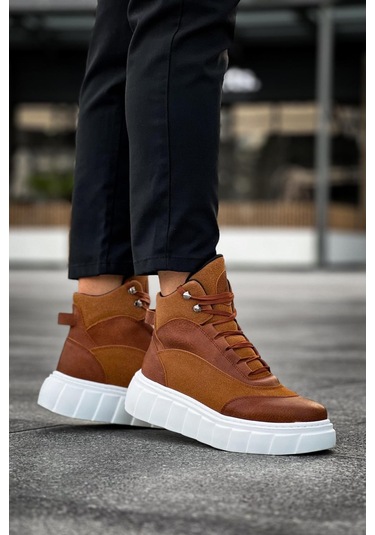 Pabucmarketi Erkek Bot Yüksek Taban Taba Taba