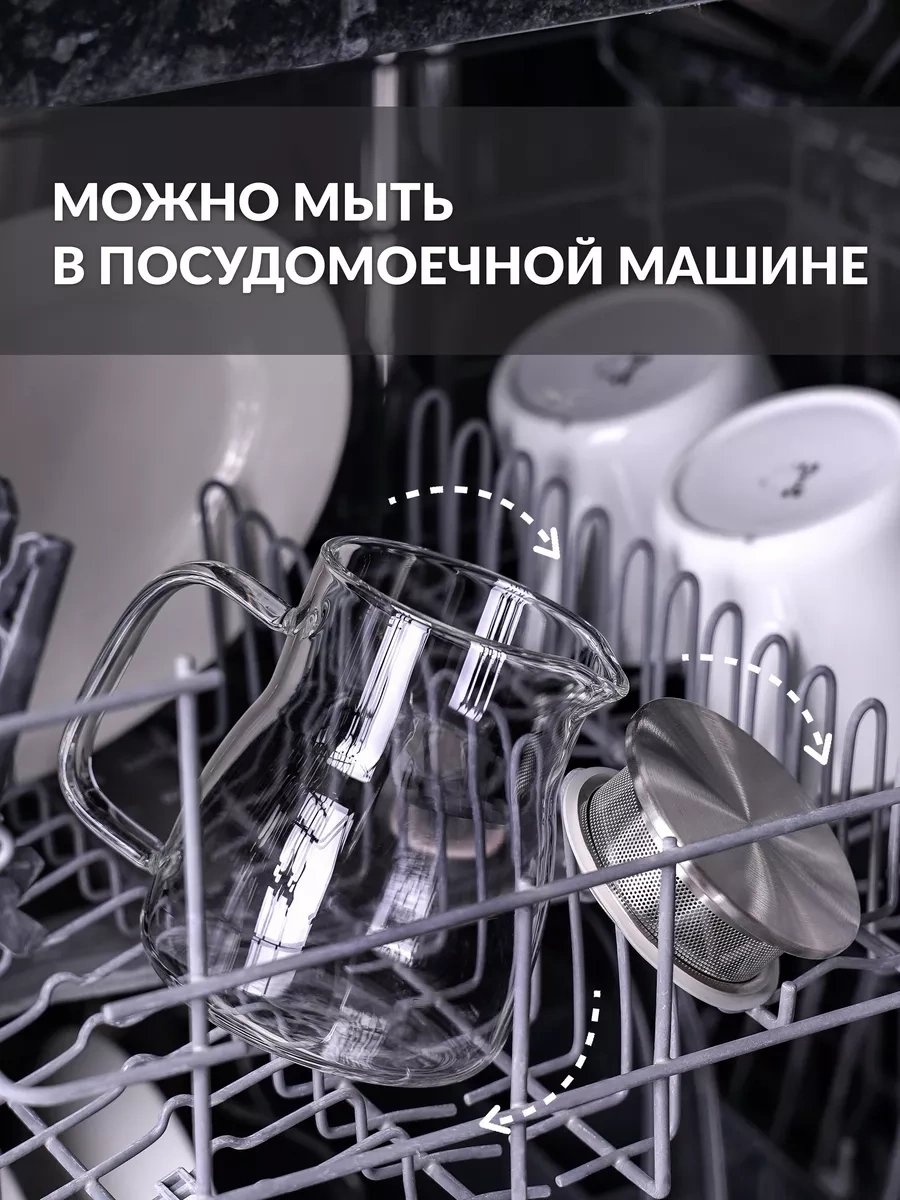 Formetu Dublin Cam Kaynatma Çaydanlığı 500 Ml Süzgeçli. 117192048 Beyaz