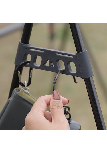 Xindoker Kamp Triko Depolama Rafı Yan Kilitleri - Sağlamlık Ve Asma Özelliği İle Taşınabilir Nilon Aksesuarlar Büyük Boy, 2 Adet Diğer