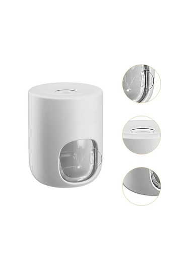 Pazly Suntek Otomatik Monte Macunu Ev Duvara Dispenseri Diş Beyaz Banyo Lf Diğer