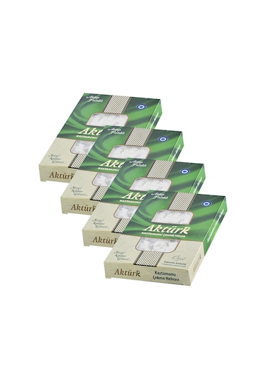 Aktürk Kastamonu Çekme Helva Antep Fıstıklı 250 Gr X 4 Adet