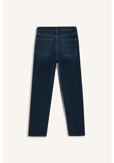 Defacto Erkek Çocuk Straight Fit Düz Paça Jean Pantolon F0455a825aunm41 Yeşil