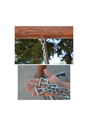 Teplay Zincirli Elastik U Çocuk ve Yetişkin Salıncağı Mavi