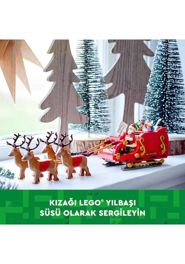 LEGO® Seasonal 40499 Santa's Sleigh 343 Parça