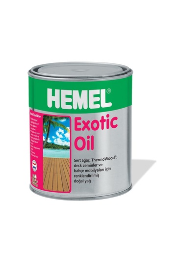Hemel Exotic Oil - Bahçe Mobilyaları Için Doğal Yağ 2.5 Lt