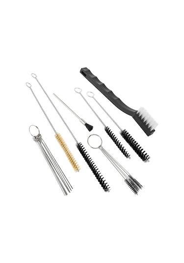 Springsun 21 Adet Boya Tabancası Airbrush Temizleme Fırçası Seti Airbrush Boru Temizleme Fırçası Otomobil Parçaları Temizleme Seti