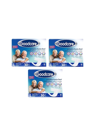 Goodcare Belbantlı Hasta Bezi Large 3 x 30'Lu
