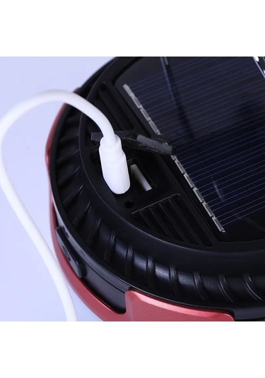 HEL-0809T Solar Şarjlı Kamp Feneri Çadır Lambası Çok Renkli