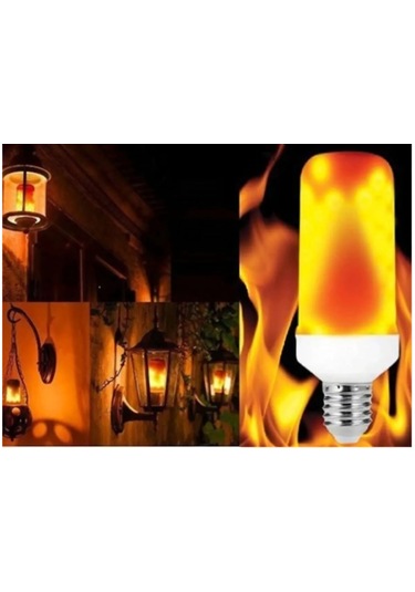 Yüceeller Alev Ampul 7w Led 3 Foksiyonlu