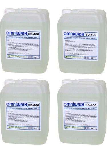 Omniwash Sd-400 5000ml Hijyenik Köpük Sıvı El Sabunu 4 Adet