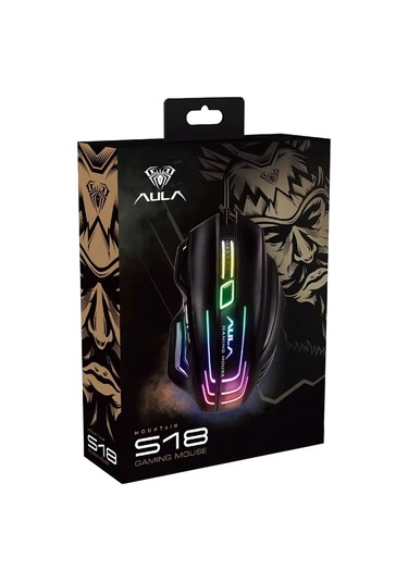 Aula S18 6400 Dpı 1000hz Siyah Kablolu Gaming Mouse Diğer