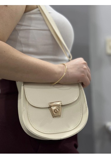 Biçomi Klasik Kapaklı Bej Cilt Çanta Bej