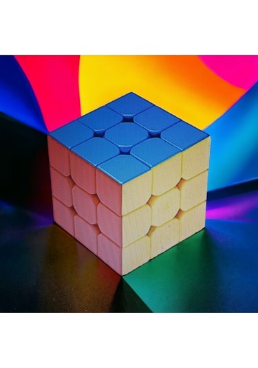3x3 Profesyonel Neon Renkli Speed Cube Zeka Sabır Küpü