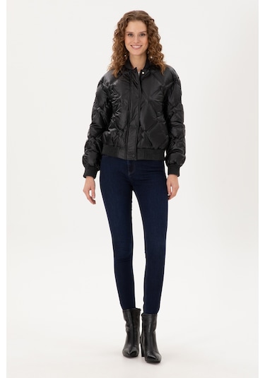 U.s. Polo Assn. Kadın Siyah Mont 50289590-vr046 Siyah
