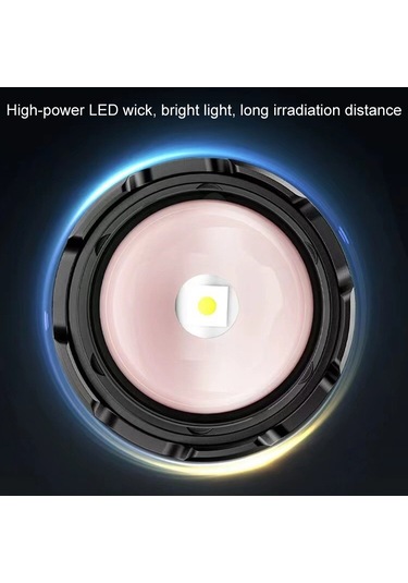 Sones Type-c Şarj Edilebilir Açık Hava Zoom Güçlü Lazer El Feneri 520 Çok Renkli