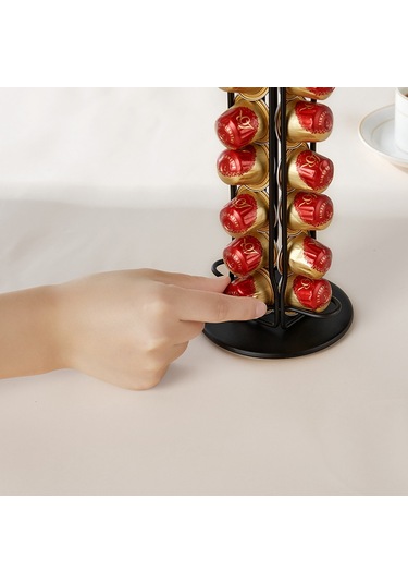 Liangmei Dönebilen 360 Derece Kahve Kapsülü Rafı Kahve Kapsülü Diğer