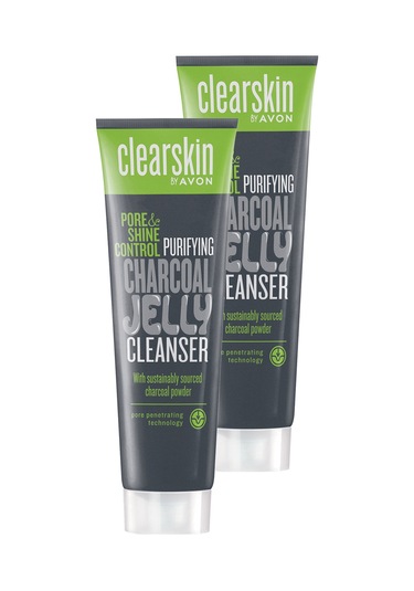 Avon Clearskin Pore Shine Gözenek Ve Parlaklık Kontrolü İçin Yüz Temizleme Jeli 2 x 100 ML