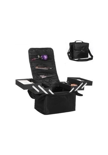 Unimarket Büyük Kapasiteli Kadınlar Kozmetik Saklama Kutusu Seyahat Taşınabilir Katlanabilir Saklama Kutusu Kozmetik Saklama Kutusu Seyahat Sbs4rf