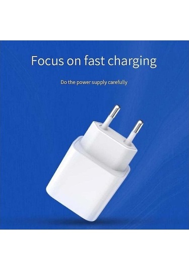 Novahub İphone Uyumlu 11/12/13 İçin 20w Hızlı Şarj Adaptörü Ve 1m Kablosu, Eu Fişli