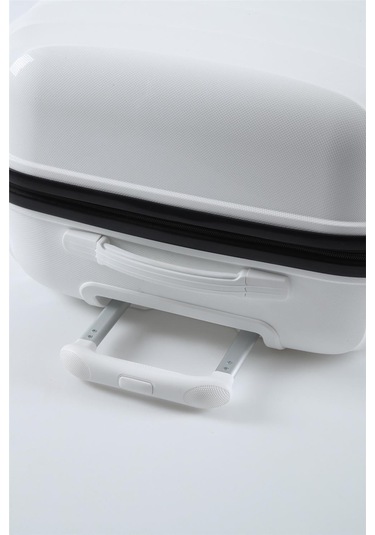 Ççs 5263 Polipropilen Battal Boy Valiz Beyaz