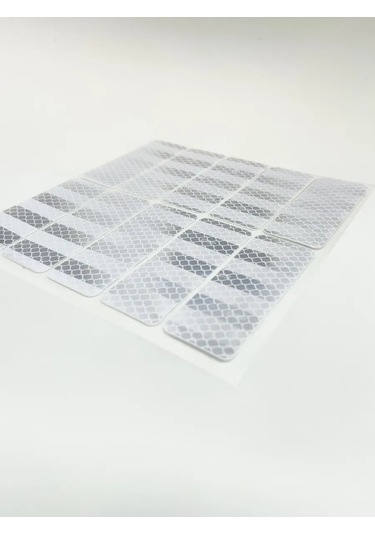 Anruspack Beyaz Yansıtıcı Etiketler 240302597