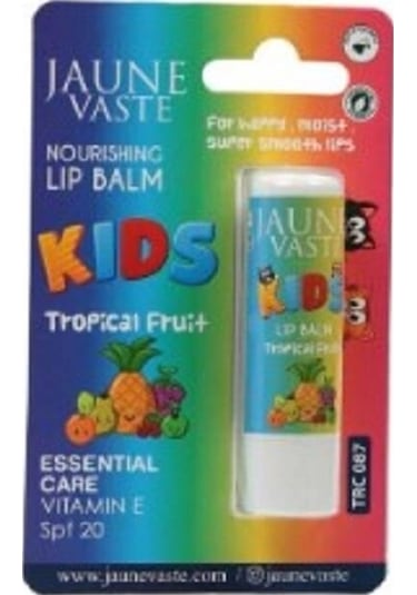 Jaune Vaste Kids Tropikal Meyveli Dudak Bakım Kremi 12'li