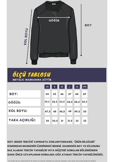Comeor Kadın Antrasit Basic Bisiklet Yaka Regular Fit Rahat Sweatshirt 001