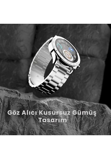 HiFuture FutureGo Pro 1.32" BT Arama AMOLED Ekran IP68 Su Geçirmez Akıllı Saat