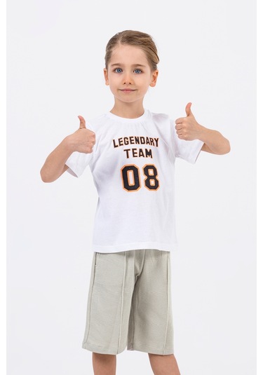 Erkek Çocuk Waffle Kumaş 3'lü Takım 001