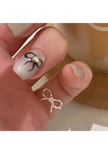 Kadınlar İçin Özel Olarak Tasarlanmış Benzersiz Düz Bantlı Yüzük No.8 Çok Renkli