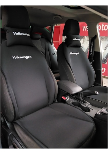Volkswagen Nakışlı Ön Ikili Oto Koltuk Kılıfı