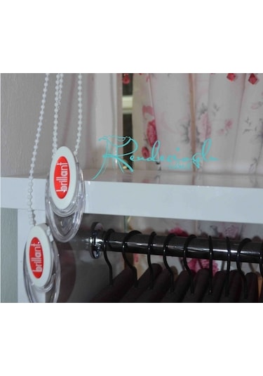 Stor Perde Brillant Tüm En Ölçülerinde Etek Dilimi  Ekru 100 x 200 Standart