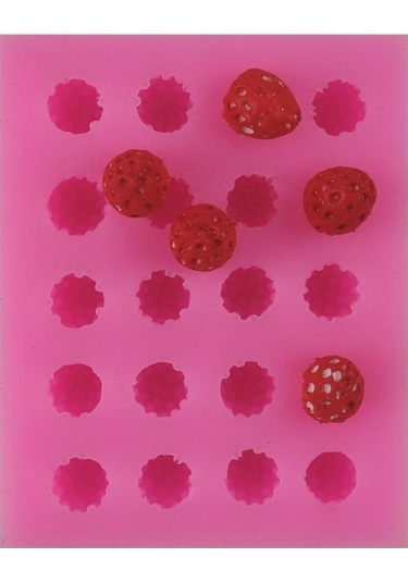 Fastbuy Şekilli Silikon Kalıp Ahududu Pasta Çikolata Puding Dekorasyon Kek Yapma Ürünleri Fırın Mutfak Aksesuarları Çok Renkl Çok Renkli