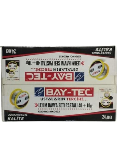 Bay-tec Lehim Havya Teli Pasta 0422 24 Adet Ekonomik