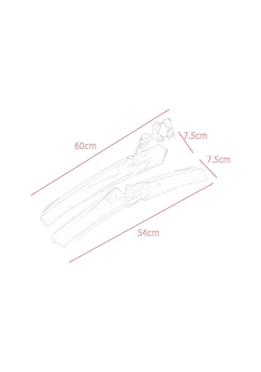 Suntek Bisiklet Çamurluğu Ön Ve Arka Set Seyahat Yeşil
