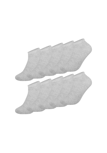 Giorgina Ferri 10'lu Kutu Bambu Premium Dikişsiz Bay - Sneaker Çorap