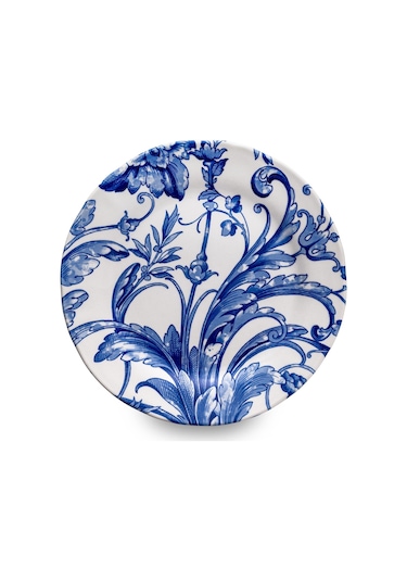 Jumbo New Leaf 24 Parça 6 Kişilik Yemek Takımı Mavi