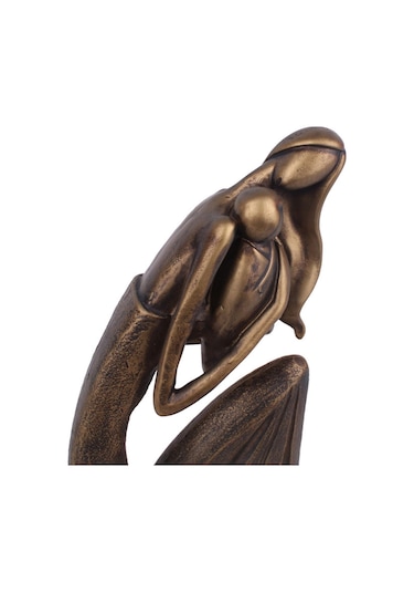 Suntek Reçine Anne Ve Çocuk Heykeli Ev Heykelcik Anne Holding