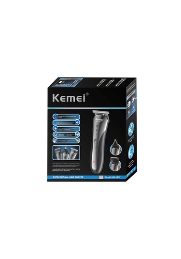 Kemi Km-1407 Kuaför Çok Fonksiyonlu Elektrikli Tıraş Makinesi