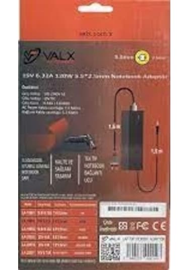 Valx LA-19561 19.5V 6.15A 120W 7.4x5.0mm HP Uyumlu Notebook Adaptör
