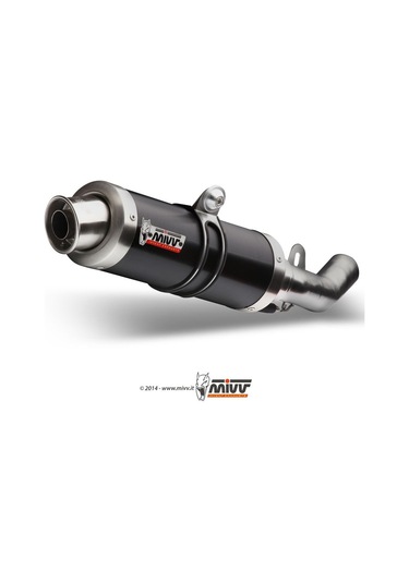 Mivv Kawasakı Z1000 Gp Steel Black Dual Slıp-On Egzoz
