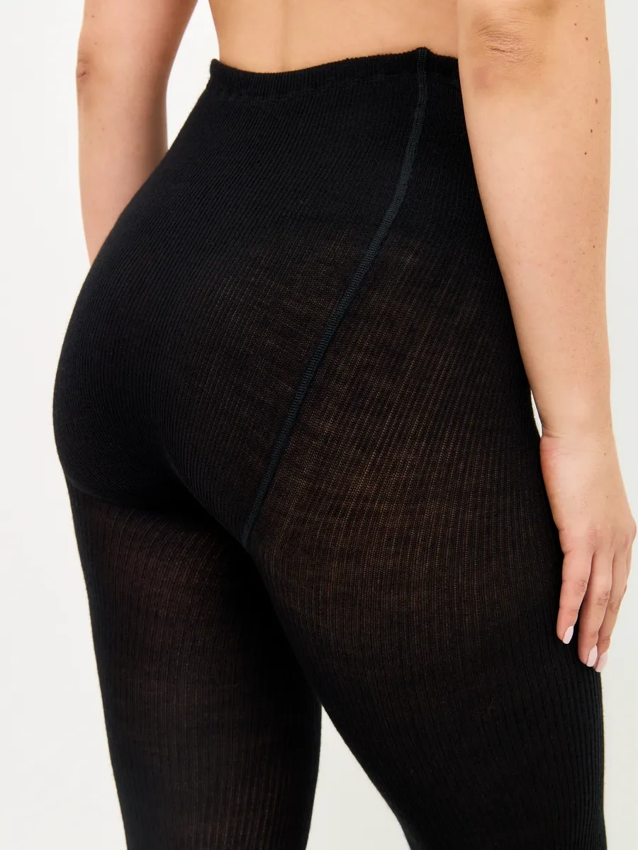 Doctor Tm Kadınlar İçin Sıcak Merino Yünlü Tayt 43866753 Siyah