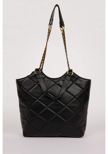 Defacto Kadın Suni Deri El Çantası D4674axnsbk27 Siyah