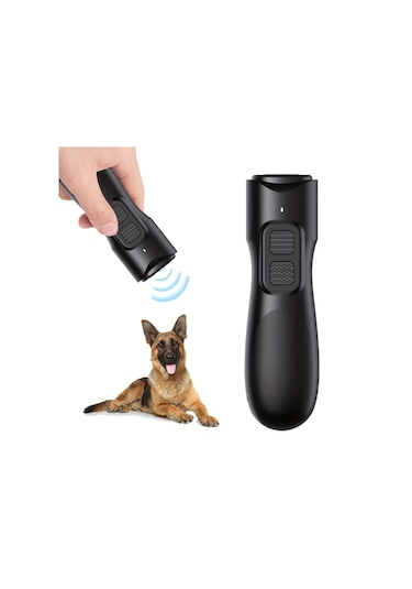 Willowhaven Siyah Mini Ses Dalgası Teknolojili Tek Tuşla Usb Şarjlı Köpek Havlama Kontrol Cihazı