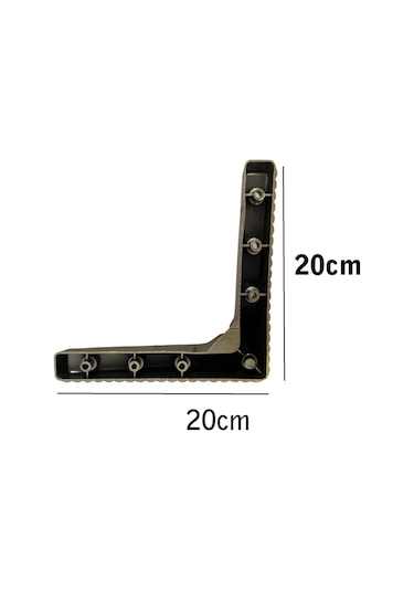 Homdep Kanepe Koltuk Tv Ünitesi Konsol Yükseltme Zenit Model Plastik Ayak 10 Cm Gold Renk 8 Adet Gold