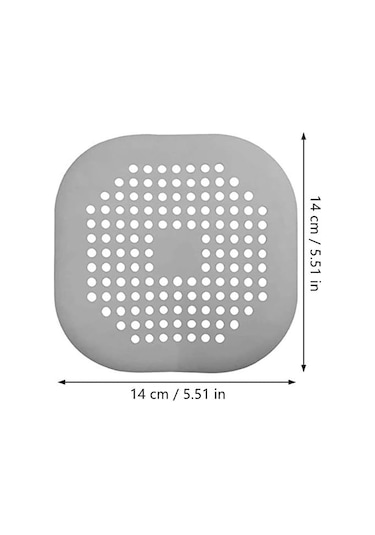 Suofeng Beyaz Tpr Su Tüpü Filtresi, Mutfak Lavabo Tıkama Önleyici, Sucuklu Silikon Depolama Kapağı 1 Adet Beyaz