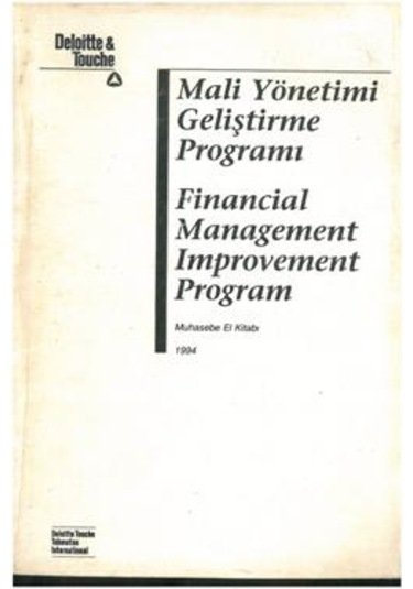 Mali yönetimi geliştirme programı el kitabı 2.El İadesiz