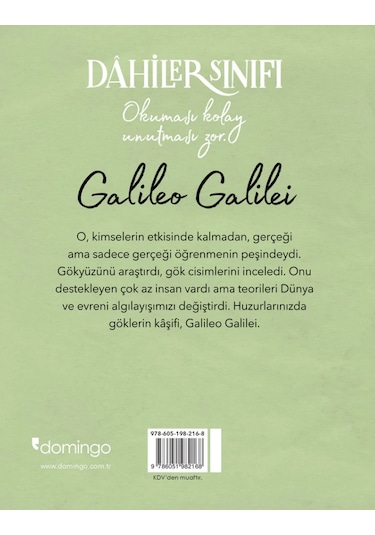 Dahiler Sınıfı: Göklerin Kaşifi - Annalisa Strada - Domingo Yayınevi