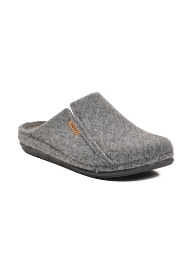 Gri Anatomik Keçe Erkek Ev Terlik K-63.007 M Gri